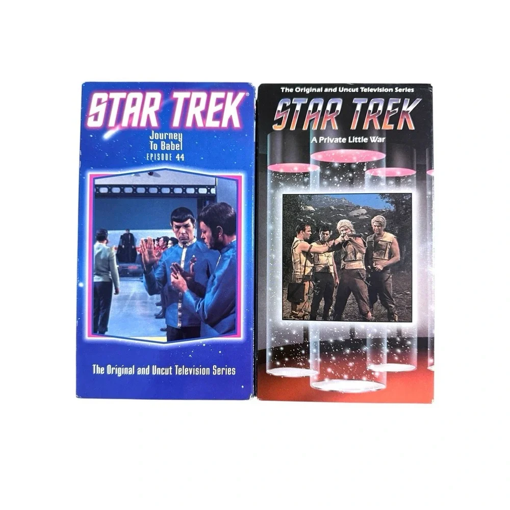Lot of 11 Star Trek: The Original and Uncut TV Series Episodes VHS Tapes EUC